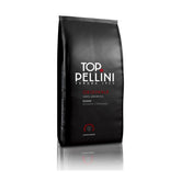 Pellini wholebean front packaging showing 2.2 lb bag and Italian branding, fresh aroma