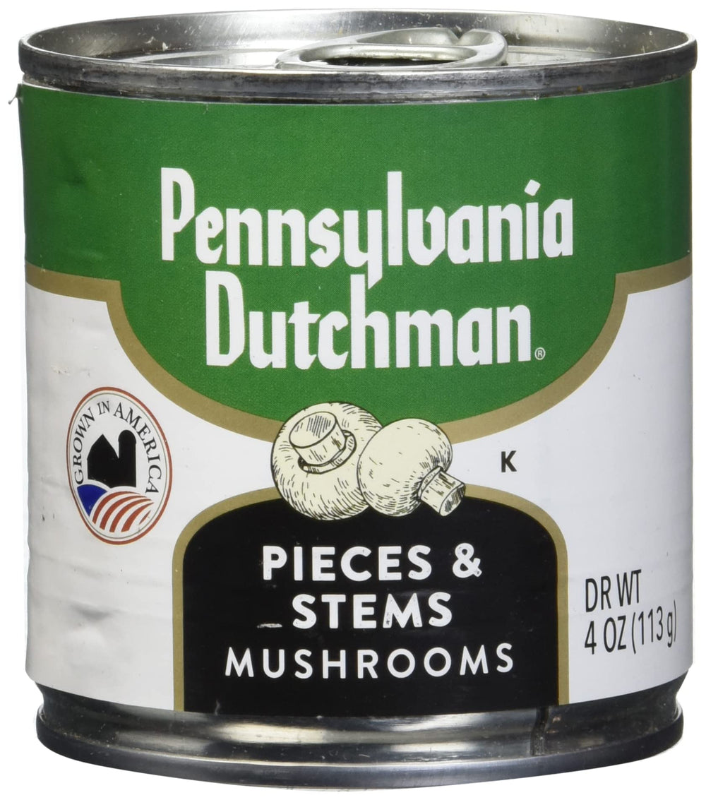 Pennsylvania Dutchman front packaging showing 4 oz can and organic label for convenience