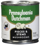 Pennsylvania Dutchman front packaging showing 4 oz can and organic label for convenience