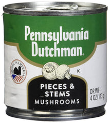 Pennsylvania Dutchman front packaging showing 4 oz can and organic label for convenience