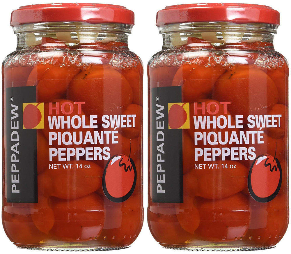 Peppadew jar front label showing product and flavor, highlights readiness to use