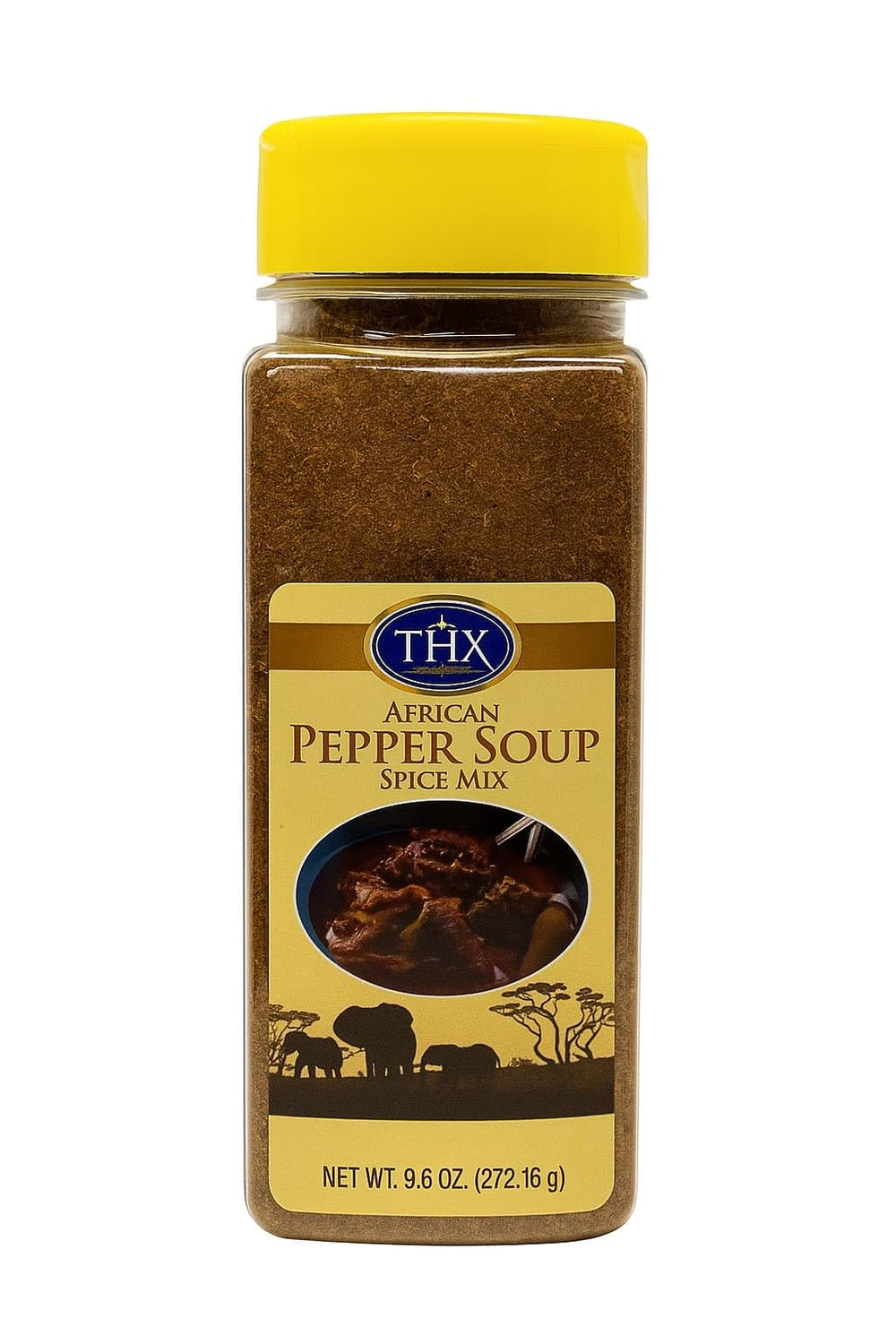 Pepper Soup Mix front packaging showing brand and size delivering authentic flavor
