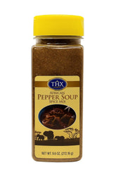 Pepper Soup Mix front packaging showing brand and size delivering authentic flavor