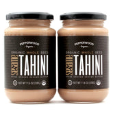 Pepperwood Organics front packaging showing jar and clear label with benefits