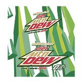 PepsiCo caffeine free Mountain Dew front packaging showing bright cans and easy grab-and-go refreshment