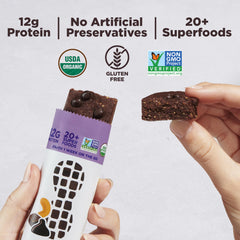 Perfect Bar cross section revealing cookie dough texture and dense chew