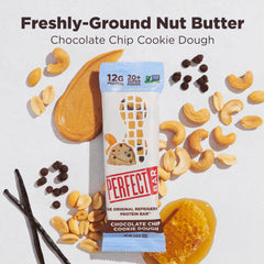 Perfect Bar nut butter swirl close-up showing creamy whole-food protein