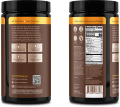 Perk close-up of chai latte powder highlighting fine mixability and aroma