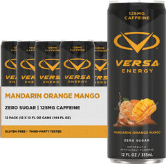 PEScience VERSA front packaging showcasing mandarin orange mango flavor and benefits