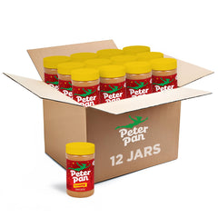 Peter Pan jar front packaging showing brand and creamy spread benefit