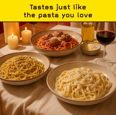 Pete's Pasta cooked spaghetti plated showing al dente bite and satisfaction