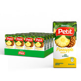Petit pineapple nectar front packaging showing 200 ml tetra pack and brand