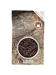 Close-up of Voatsiperifery berries, Peugeot wild pepper texture and natural detail