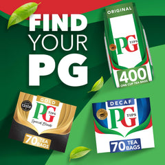 PG Tips close-up of new teabag shape highlighting quicker flavor release