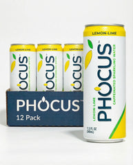 CLEAR CUT PHOCUS front can showing lemon lime label and crisp branding for quick recognition