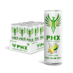 PHX front can view showing lemon lime branding and easy grab convenience