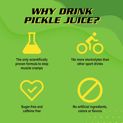Pickle Juice being poured as a chaser showing brand and fast flavor boost benefit
