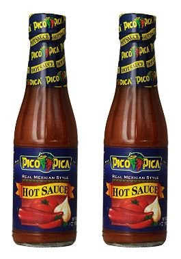 Pico Pica front bottle view showing label and pour spout for easy table use