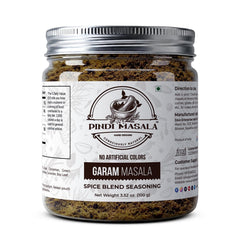 Pindi Masala front jar showing label and clean packaging benefits