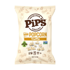Pipcorn open single-serve bag spilled on table for convenient grab-and-go benefit