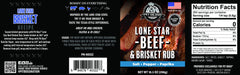 PIT BOSS Lone Star rub coarse texture close-up highlighting seasoning granules