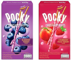 Planet Allstars strawberry Pocky box close-up highlighting fruity coating and bright color
