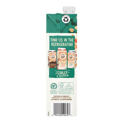 Planet Oat poured into glass illustrating smooth texture and drinkability