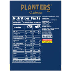 PLANTERS single bag opened to show ready-to-eat cashews and portability