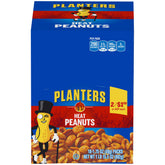 Planters front packaging showing Heat Peanuts for convenient spicy snacking