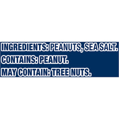 PLANTERS open jar with peanuts visible for easy grab-and-go