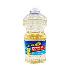 Planters peanut oil front label showing clear brand and product benefit