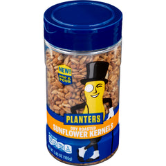 PLANTERS close-up of snap-top Pop & Pour lid demonstrating easy reseal and spill control