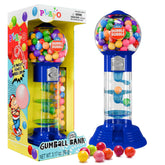 Playo front view showing colorful gumball machine and compact size for rooms