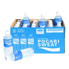 Pocari Sweat front packaging showing 24-pack and clear branding for quick selection