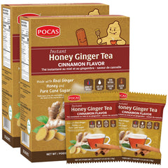 Pocas front packaging showing tea sachets and clear product benefit