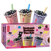 Pocas front packaging showing six-kit party set and flavors for easy serving