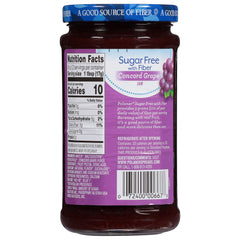 Polaner close-up of grape jam texture, highlighting smooth consistency and fruit pieces
