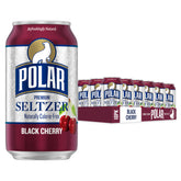 POLAR front can view showing black cherry label and crisp design benefit quick recognition