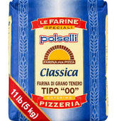 POLSELLI front bag view showing brand and 11 lb size and authentic Italian origin