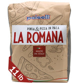 POLSELLI front packaging 5 kg showing brand and pinsa flour for consistent baking