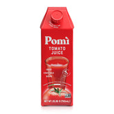 Pomì front packaging showing six-pack and Italian branding benefits freshness