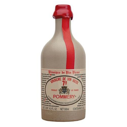 Pommery stone crock bottle showing label and sturdy packaging benefit: preserves flavor