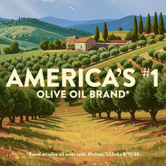 Pompeian label and certifications displaying USDA Organic and authenticity seals