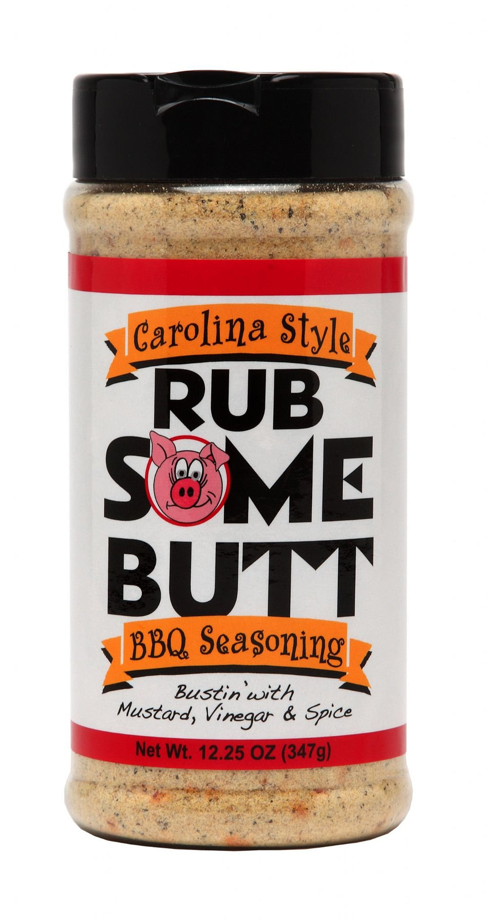 PONLEE Carolina Rub Some Butt front packaging showing shaker and label for consistent BBQ flavor