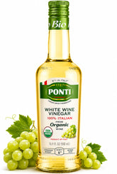 Ponti bottle front view showing organic label and clean packaging benefit