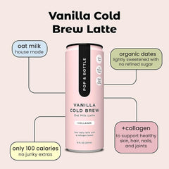 Pop & Bottle can top open revealing ready-to-drink cold brew convenience