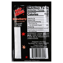 Multiple Pop Rocks strawberry packets spread out, easy to portion and share