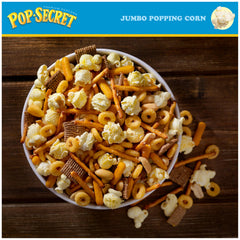 Bowl of Pop Secret popped popcorn at movie night, fluffy snack for sharing
