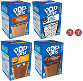 Pop Tarts front packaging showing four flavor boxes and convenience