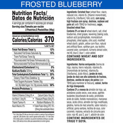 Pop-Tarts toasted Frosted Blueberry close-up, warm crisp edges and melted frosting appeal